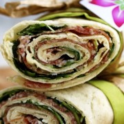 rolls au saumon piadina rouge basilic